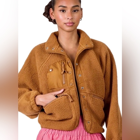 NEW Free People Hit The Slopes Fleece Jacket - Picture 15 of 15